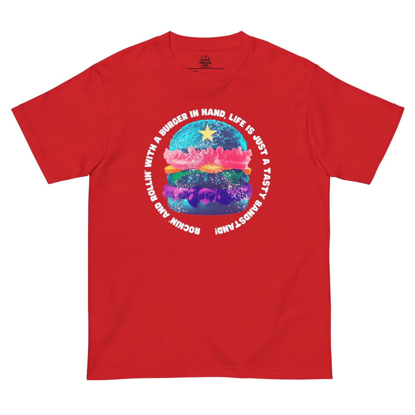 Unisex short sleeve tee - Rockin' and Rollin' Burger