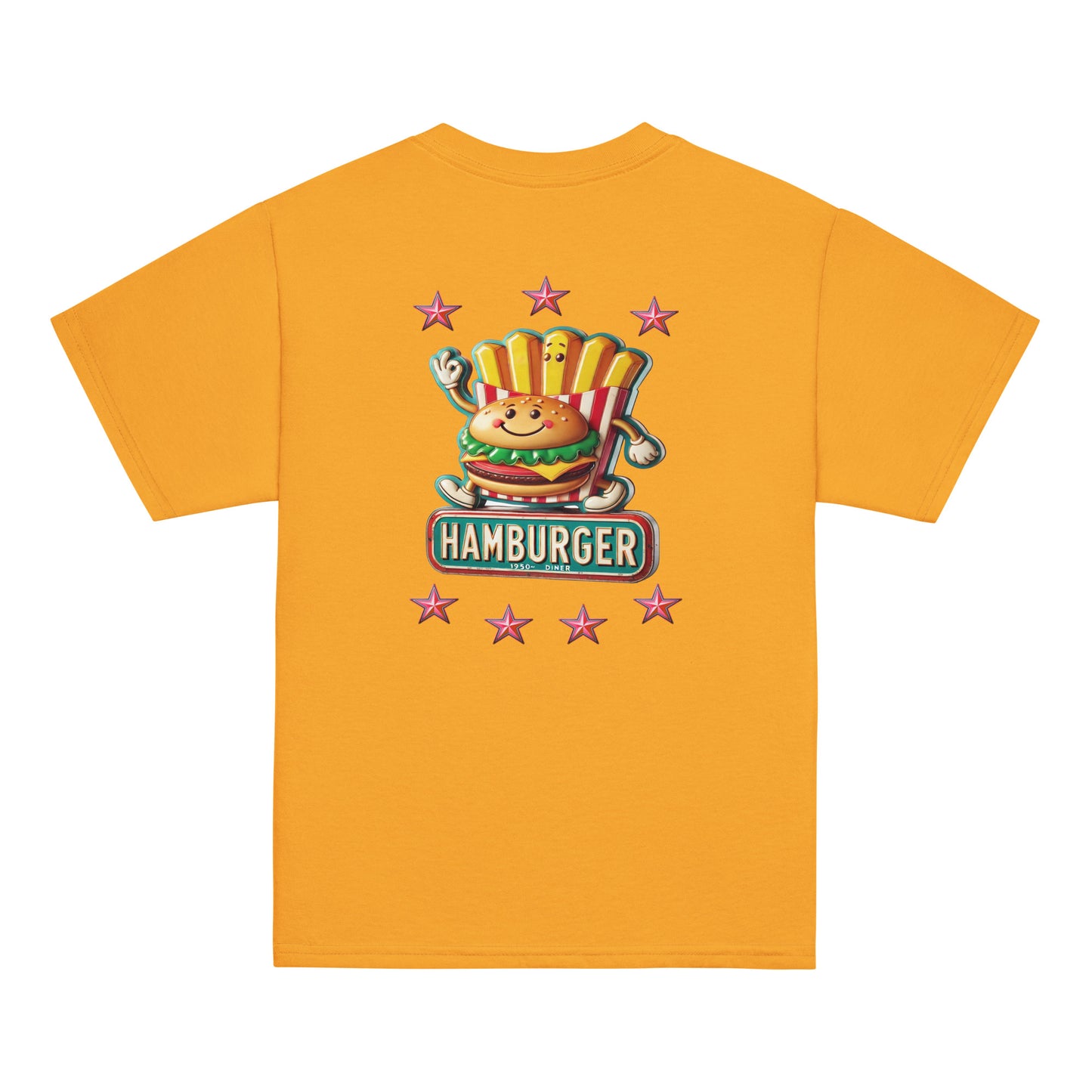 Youth classic tee - Hamburger-man tin plate sign for Kids'