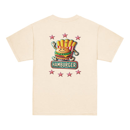 Youth classic tee - Hamburger-man tin plate sign for Kids'