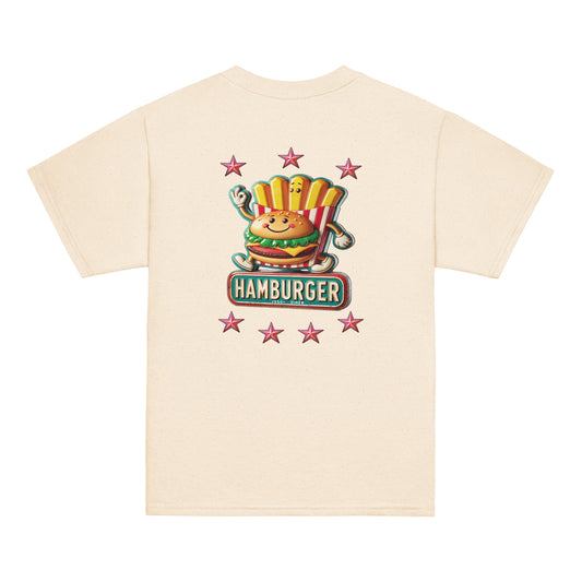 Youth classic tee - Hamburger-man tin plate sign for Kids'