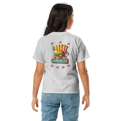 Youth classic tee - Hamburger-man tin plate sign for Kids'